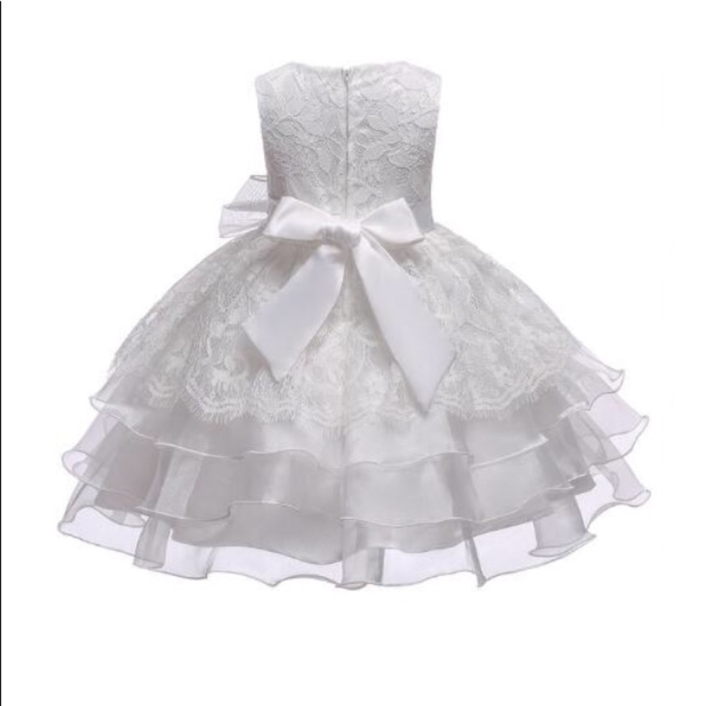 Size 4 dressy Weaver Girls Chasing Fireflies All Over Lace Dress Easter - Picture 5 of 6